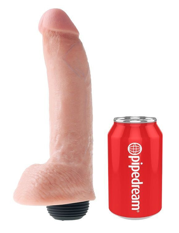 King cock eiaculazione naturale squirting dildo dong realistico pene da 22,86 cm con sperma