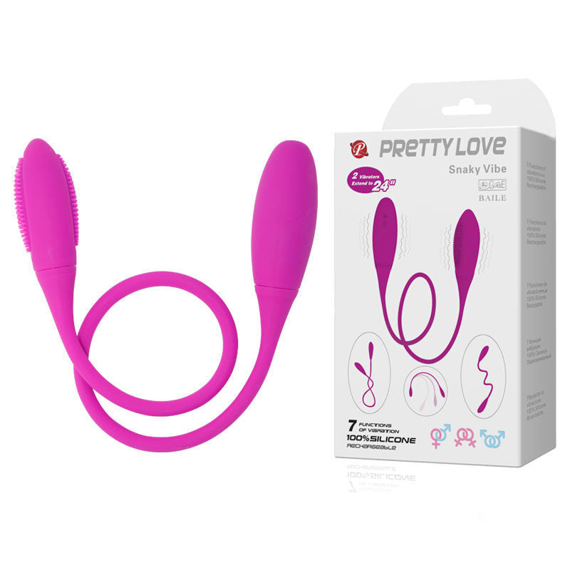 Deluxe Pretty Love Snaky Vibe 7V vibratore giocattolo sessuale stimolante