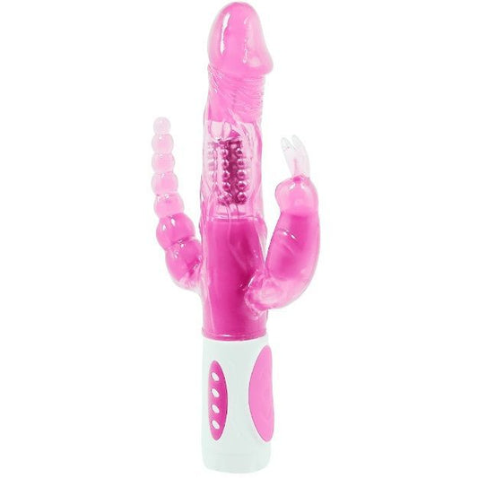 Baile pretty bunny triple rotator vibrator clitoral stimulator sex toy