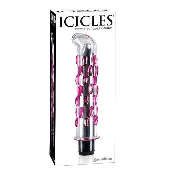 Icicles number 19 glass massager women-dildo spot-vibrator sex toy pussy-anal