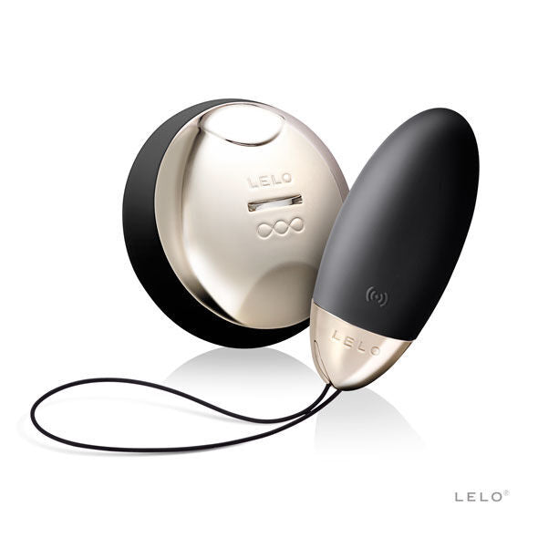 Lelo Insignia Design Edition Lyla 2 Eiermassagegerät mit Fernbedienung, schwarzes Sexspielzeug mit Vibration