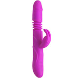 Pretty Love Ward Rabbit su e giù stimolante vibratore giocattolo del sesso in morbido silicone