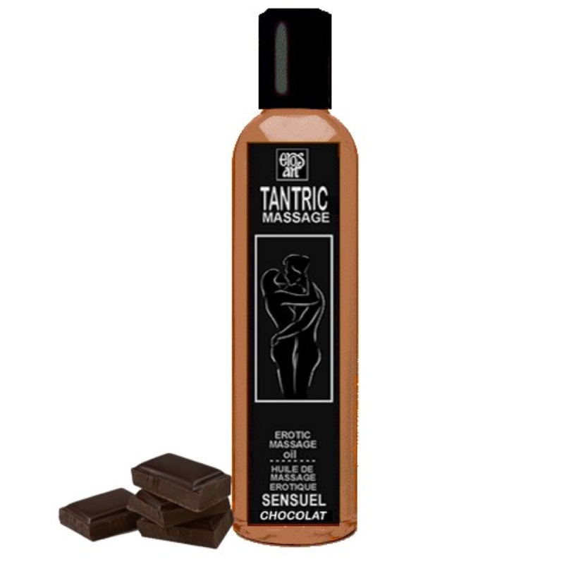 Eros-art natural tantric massage oil and chocolate aphrodisiac 200ml