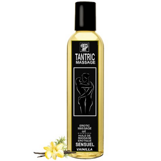 Eros-art natural tantric massage oil and vanilla aphrodisiac 200ml