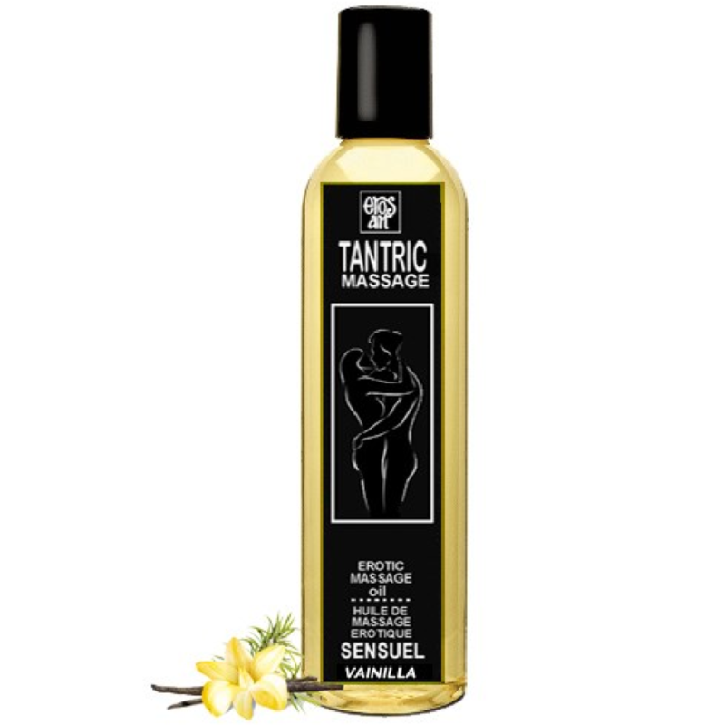 Eros-art natural tantric massage oil and vanilla aphrodisiac 100ml