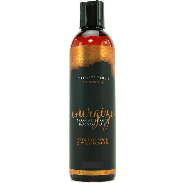 Intimate earth orange and ginger aromatherapy massage oil 120ml