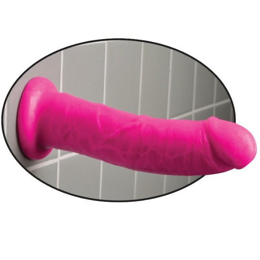 Dillio dildo with suction cup 20.32cm - pink