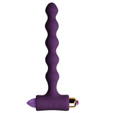 Vibrator anal plug with vibration and ripples petite sensations pearls sex toys