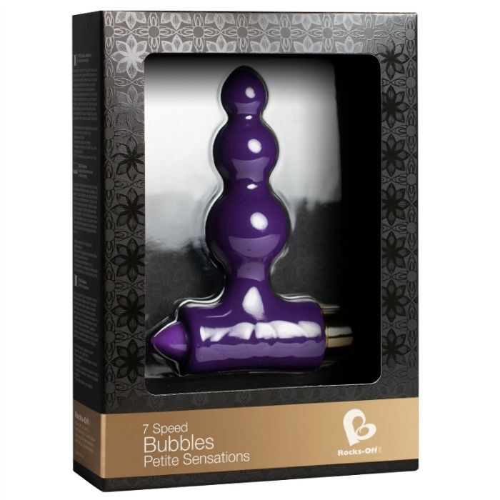 Petite Sensations Bubbles Analstimulator rockt lila Vibrator-Sexspielzeug