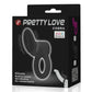 Pretty love cobra vibrating ring black sex toys silicone