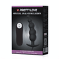 Pretty love anal plug silicone extra stimulation 12 vibrations modes black sex toy