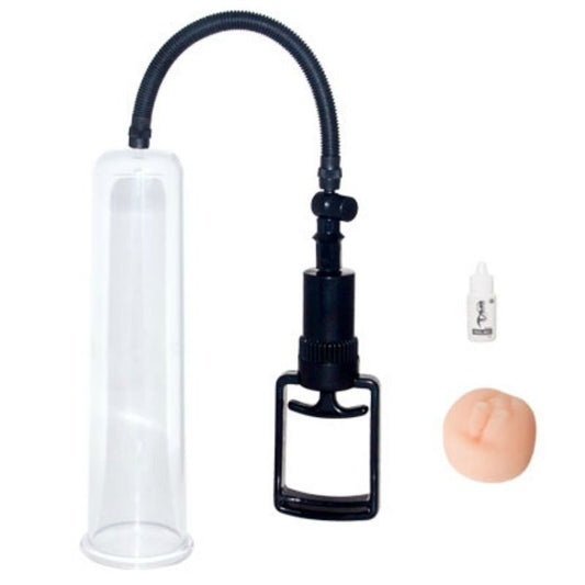 Pompa per erezione con pompa e ugello vaginale 25 cm