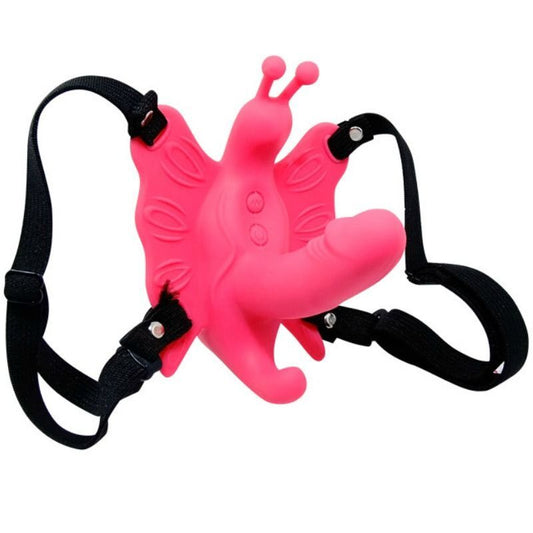 Vibrator panties wereable ultra passionate butterfly harness clit stimulator