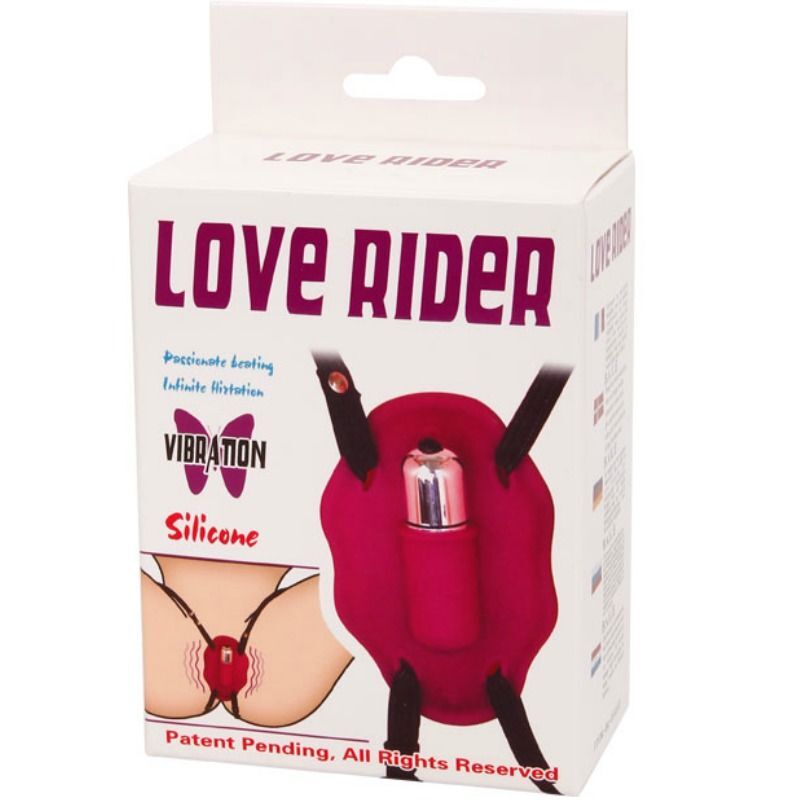 Harness love rider with vibration plug for clitoral stimulation sex toy bullet