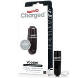 Screaming O rechargeable vooom bullet vibrator sex toy black