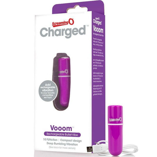 Rechargeable multispeed vibrator g-spot bullet screaming O rechargeable vooom