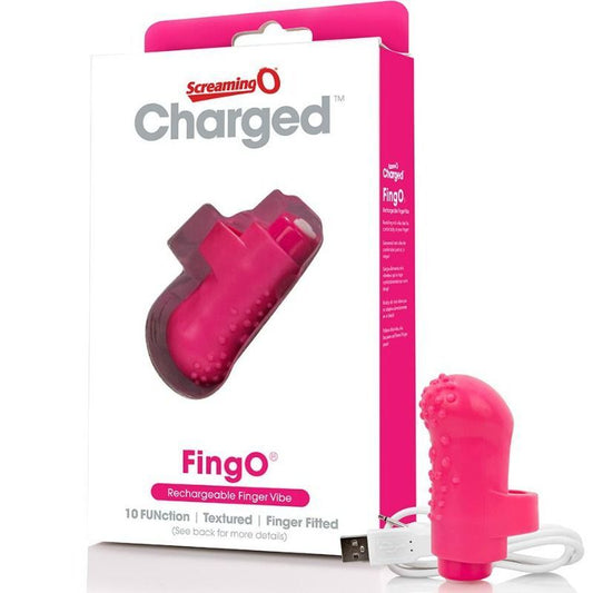 Vibrator finger screaming O refillable thimble female masturbator sex toys pink