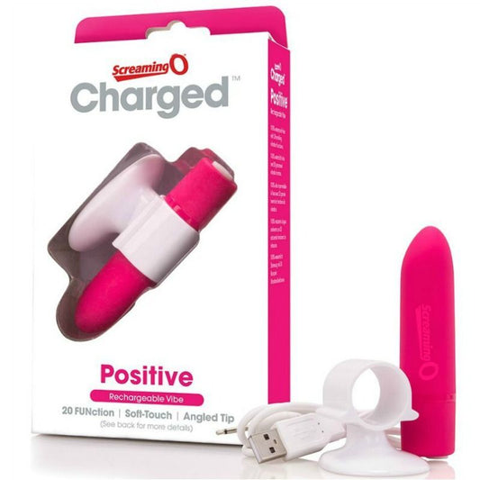 Vibrator bullet screaming O rechargeable massager positive female sex toys pink