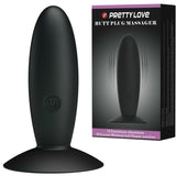 Pretty love bottom butt plug massager silicone rechargeable vibration sex toy