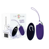 G-spot Egg vibratore femminile intenso Flippy II giocattolo sessuale ricaricabile a distanza per adulti viola