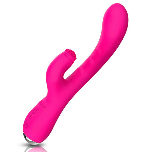 Nalone idol powerful heating control with rotation external brush vibrating rabbit sex toy