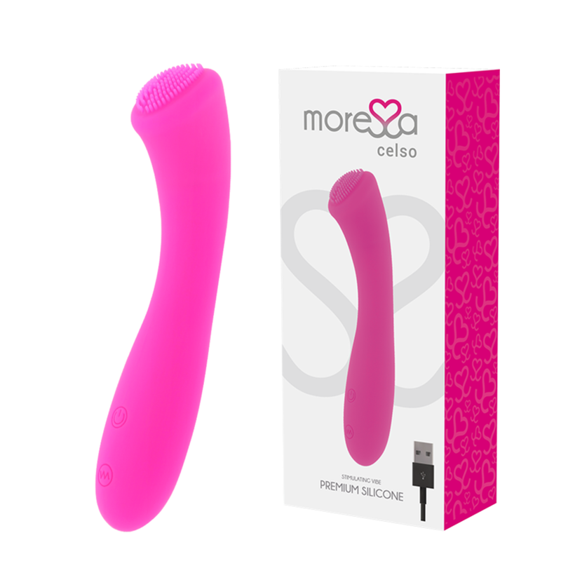 Moressa celso stimolazione del giocattolo sessuale con massaggio clitorideo ricaricabile in silicone premium