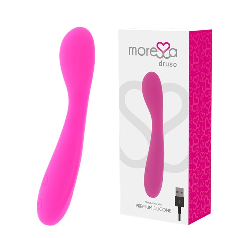 Moressa Druso vibratore premium punto G vibratore giocattolo sessuale ricaricabile in silicone per adulti femminile