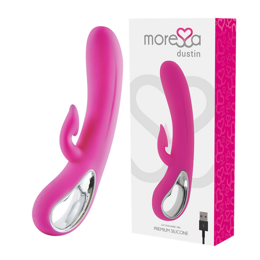 Moressa Dustin Premium-Vibrator, G-Punkt-Stimulation, Dildo, Sexspielzeug für Erwachsene, Silikon, nachfüllbar