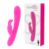 Moressa Gino Multispeed-Vibrator aus Premium-Silikon, wiederaufladbar, G-Punkt für Erwachsene