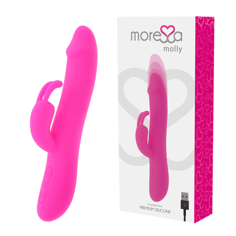 Moressa molly premium silicone clitoral vibrating bunny sex toy women