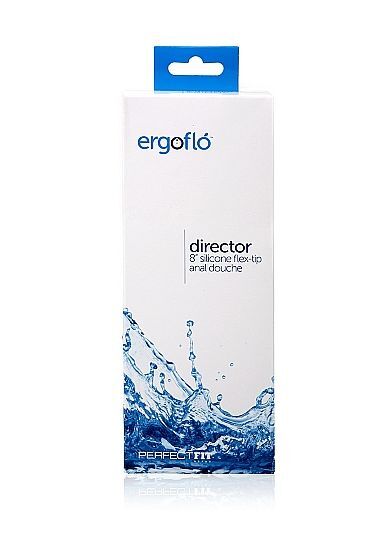 Perfect fit ergoflo extra anal douche black cleaner enema for anus and vagina