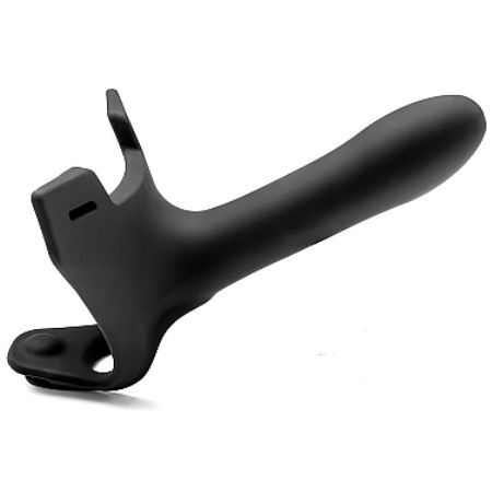 Perfectfit zoro silicone penis 14cm with harness black