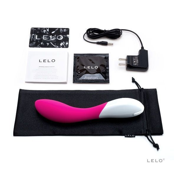 Il vibratore Lelo Mona 2 color ciliegia stimola il sex toy del clitoride del punto G delle donne