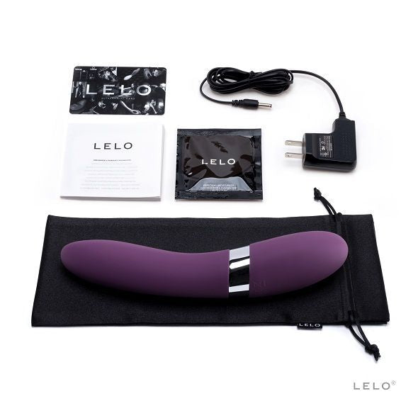 Paarvibrator Sexspielzeug G-Punkt-Dildo weibliches Stabmassagegerät Lelo Elise 2 Pflaume