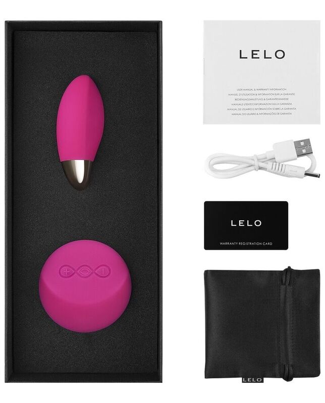 Lelo insignia design edition lyla 2 remote control egg massager cerise sex toy vibrating