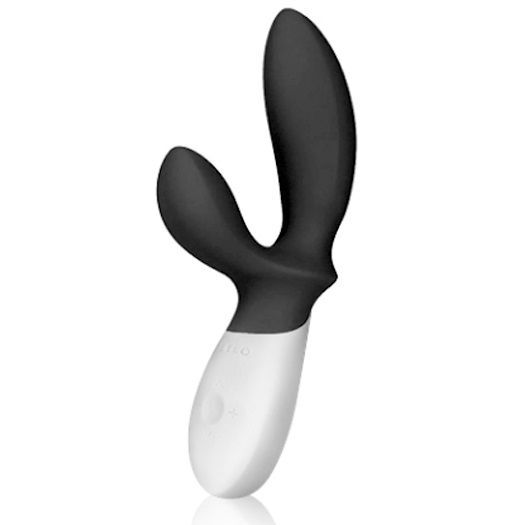 Lelo loki wave prostate massager obsidian black sex toy anal plug rabbit dildo