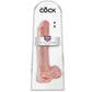 Enorme dildo king cock pene realistico 33 cm naturale con palle giocattolo sessuale vaginale da donna