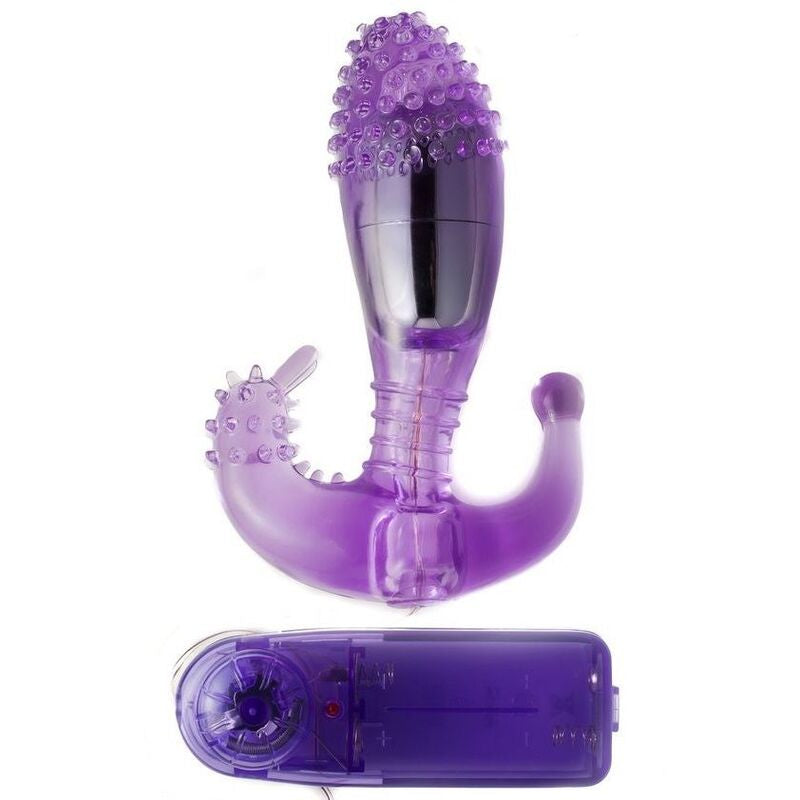 Weiblicher Analplug mit Vibrationsstimulator für ihr lila Multi-Speed-Vibrator-Sexspielzeug