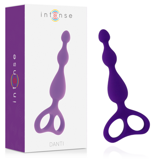 Intense danti anal purple sex toy stimulator silicone anal plug