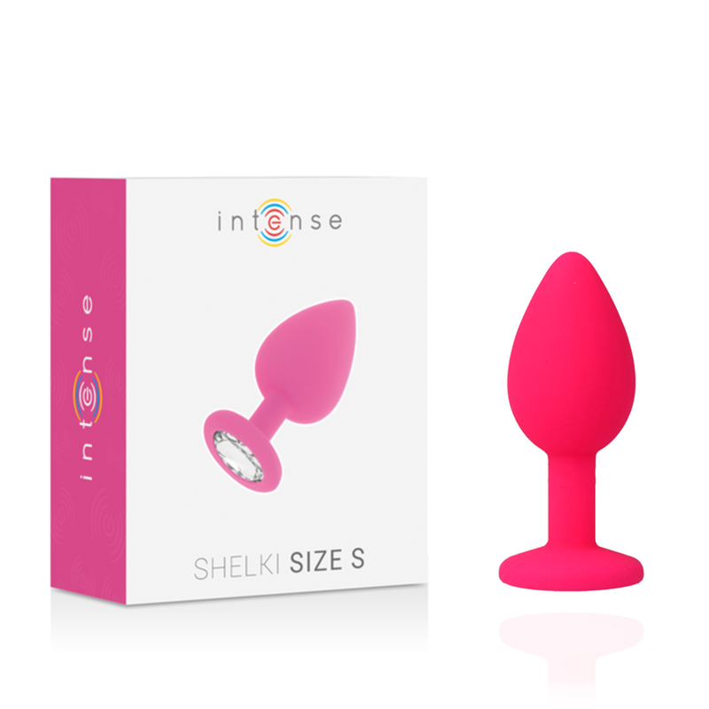 Luxury anal plug sex toy stimulating prostate massager intense shelki size S hot pink