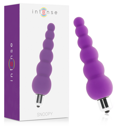 Intense snoopy 7 speeds silicone sex toy purple woman vibrator anal vaginal stimulation