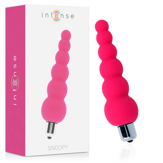 Intense snoopy 7 speeds silicone sex toy pink woman vibrator anal vaginal stimulation