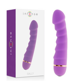 Intense sally 20 speeds silicone purple dildo vibrator sex toy women stimulating