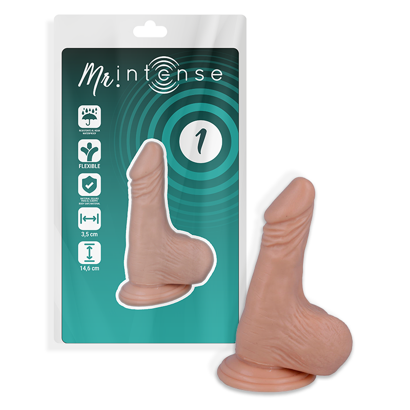 Mr Intense 1 realistischer Dildo 14,6 -O- 3,5 cm Sexspielzeug mit Saugnapf