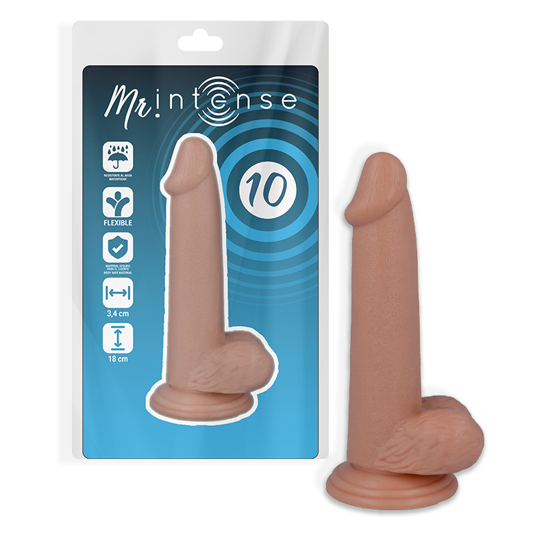 Mr intense 10 realistic dildo 18 -O- 3.4cm sex toys natural flexible