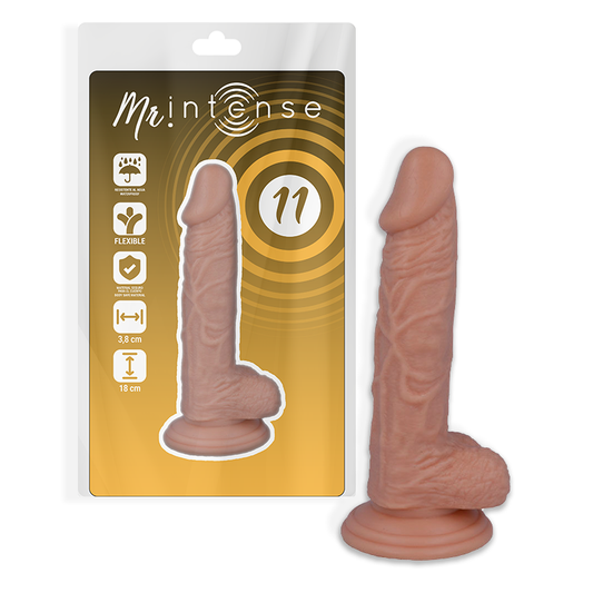 Mr intense 11 realistic dildo 18 -O- 3.8cm natural color