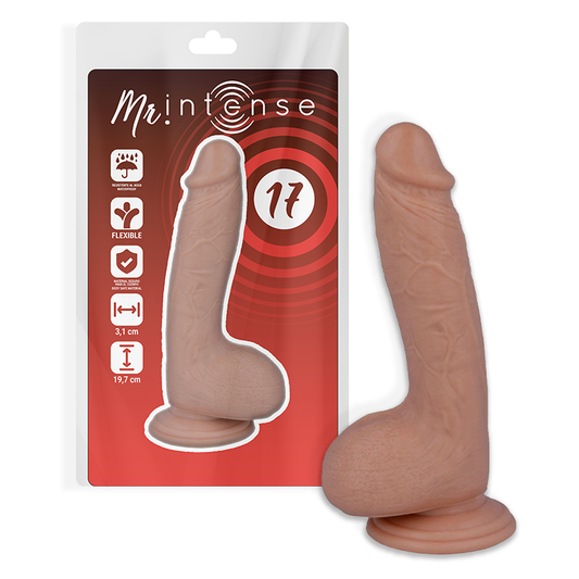 Mr intense 17 realistic dildo 19.7 -O- 4.1cm sex toys soft natural