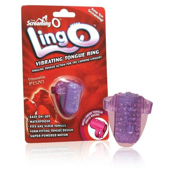 Vibrierender Zungenring, schreiender Go-Ling-O für Oralsex, Libido, Streicheleinheiten