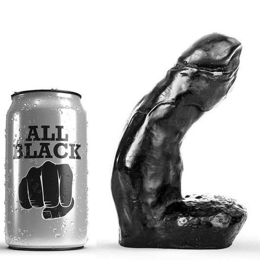 Grande dildo realistico tutto nero da 15 cm per sesso anale plug butt donna uomo di alta qualità