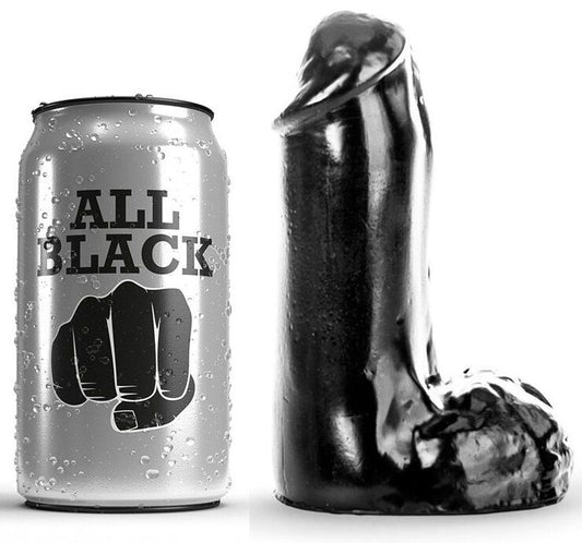 All black realistic dildo 13cm sex toy anal short soft suction cup women men